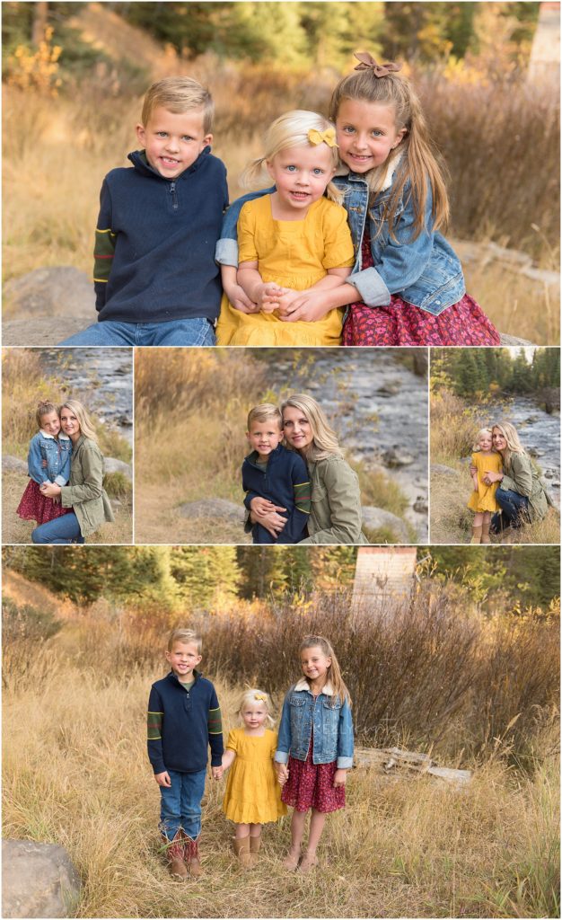 Hyalite Canyon fall family photography